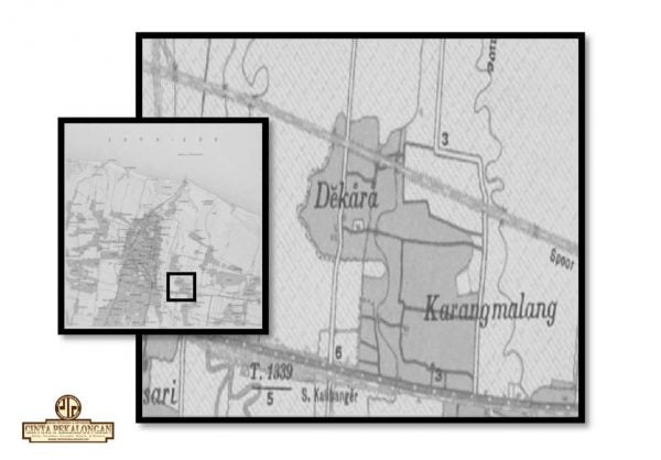 Peta Jadul Kelurahan Dekoro