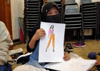 Bocah kelas 4 SD ikuti Workshop Desain Fesyen