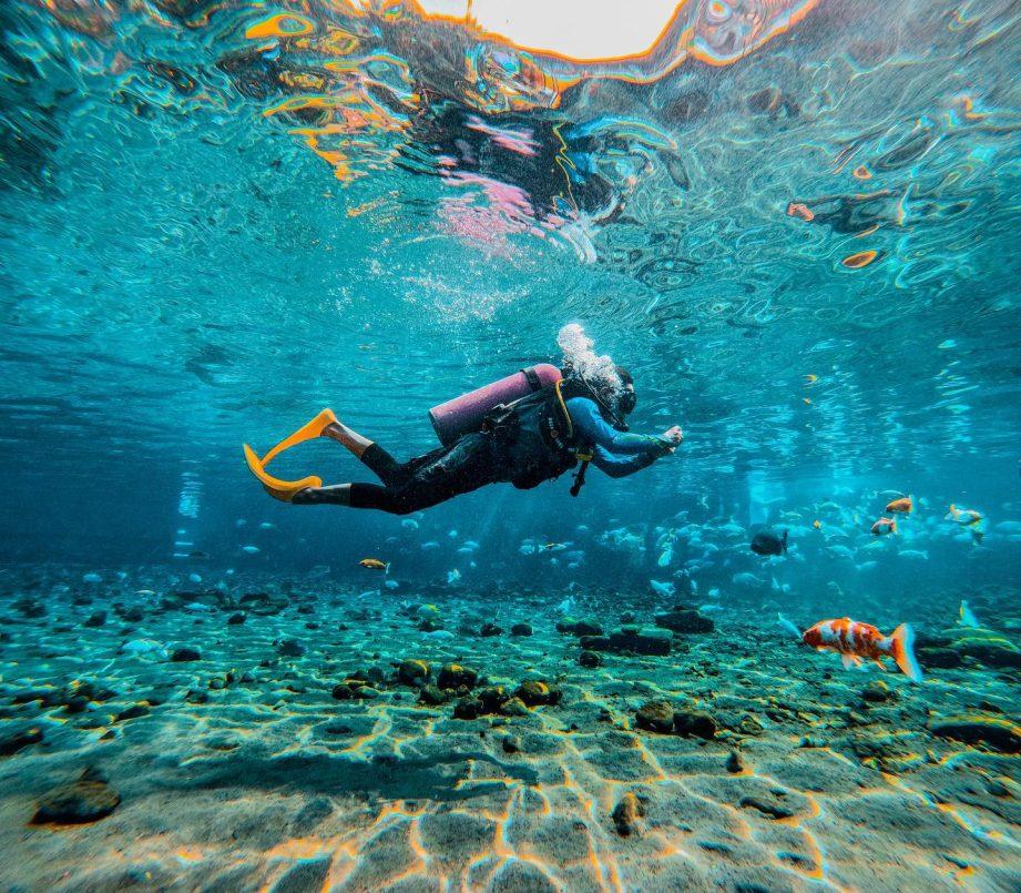 Diving di Umbul Ponggok Klaten
